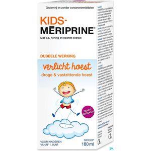 Kids-Mériprine Sirop - Hoestsiroop - 180ml - Voor Droge en Slijmhoest