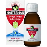 Natterman - Droge Hoest & Keelpijn Siroop - Hoestdrank - 150 ml