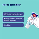 Dampo Inhalatiebalsem Roller - Verlicht de luchtwegen - Vrijer ademen - Makkelijk aan te brengen - Met eucalyptus, menthol, tijm en lavendel - Vanaf 3 jaar - 75 ml