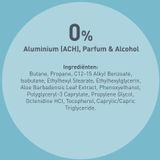 Deoleen 0% Aluminium - Deodorant Sensitive - 24 uur effectieve bescherming - 0% parfum & 0% alcohol - Dermatologisch getest - Anti-witte strepen - 150 ml