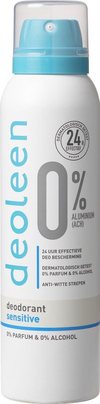 Deoleen - Sensitive - Deodorant - 0% Aluminium - Spray