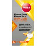 Roter Immuun Bruis - Vitamine C & D ondersteunen de weerstand & Echinacea verhoogt het immuunsysteem* - 40 bruistabletten