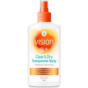 Vision Clear & Dry SPF30 Transparante Spray - 1+1 Gratis