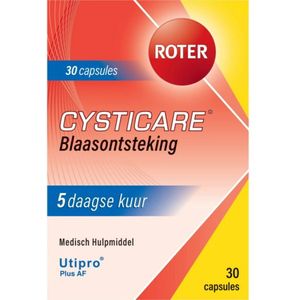 Roter Cysticare Utipro Plus AF - 5 daagse behandelingskuur bij blaasontsteking - 30 capsules