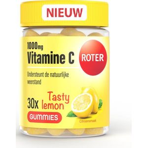 Roter 1000 mg Vitamine C gummy Tasty lemon - Ondersteunt de natuurlijke weerstand - 30 stuks