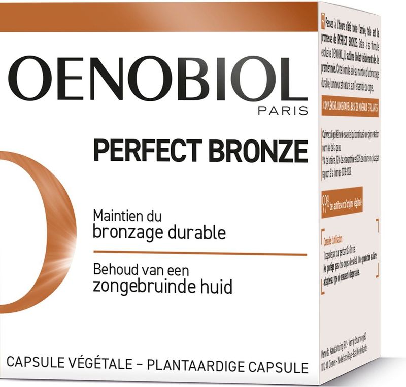 Oenobiol Perfect Bronze 30 Bruinings Capsules Bruiningsversneller Bruinen zonder zoncaps