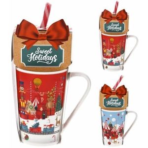 Festive story mug 2ass design - Nampook