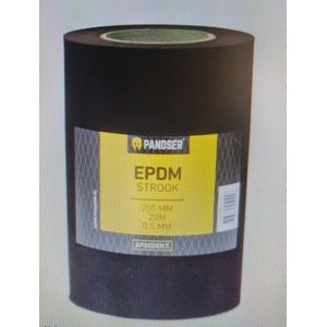EPDM rubber stroken UV-bestendig 20m 150x0,5mm 3m2