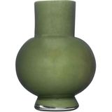 Hakbijl Glass - Bloemenvaas Deborah - Donker Groen - Glas - D31 x H39 cm