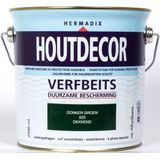 Hermadix Houtdecor Verfbeits Dekkend - 2,5 Liter - 623 Donkergroen