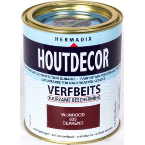 Hermadix Houtdecor Dekkend Wijnrood 633 750 ML