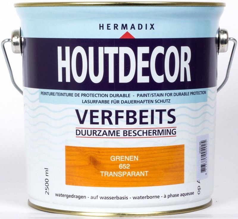 Houtdecor - Verfbeits - Transparant - Houtbescherming - 2 L