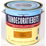 Hermadix Tuindecoratiebeits Transparant 762 Oker Geel - 2.5 l