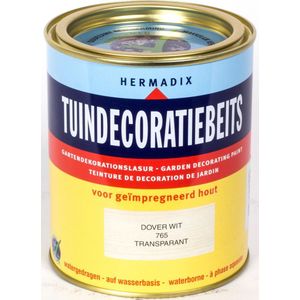 Hermadix Tuindecoratiebeits Dekkend 750 ml - Dover Wit | 8713375007995 | Verf