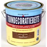 Hermadix Tuindecoratiebeits Transparant 766 Bruin Naturel - 2.5 L