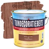 Hermadix Tuindecoratiebeits Transparant 766 Bruin Naturel - 2.5 L