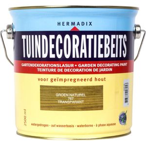 Hermadix Tuindecoratiebeits transparant 767 Groen Naturel - 2.5 l