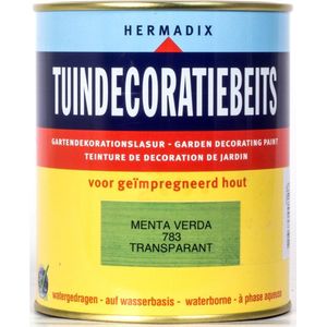 Hermadix Tuindecoratiebeits Transparant 783 Menta Verda - 0.75 l