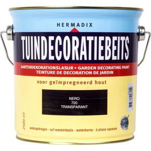 Hermadix Tuindecoratiebeits 720 Nero - 2.5 l