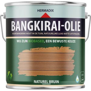 Hermadix Bangkirai-Olie - 2,5 liter