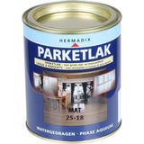 Hermadix - Parketlak Mat 0,75 Liter - Transparante Lak - Waterbasis