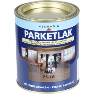 Hermadix - Parketlak Mat 0,75 Liter - Transparante Lak - Waterbasis