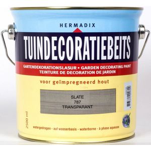 Hermadix Tuindecoratiebeits Transparant 787 Slate - 2.5 L