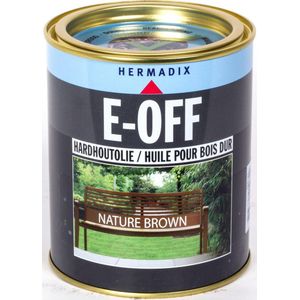 Hermadix E-OFF onderhoudsolie - Nature Brown 750 ml