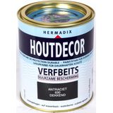 Hermadix Houtdecor Verfbeits Dekkend - 0,75 Liter - 630 Antraciet