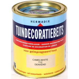 Hermadix Tuindecoratiebeits Dekkend Camel White 712 750 ML
