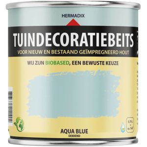 Hermadix - Tuindecoratiebeits - Dekkend - Aqua Blue - 2,5 l