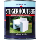Hermadix Steigerhoutbeits - 0,75 Liter - White Wash