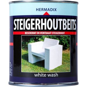 Hermadix Steigerhoutbeits - 0,75 liter - White wash
