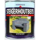 Hermadix steigerhout beits 750ml antraciet