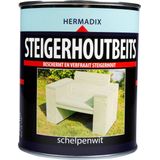 Hermadix Steigerhoutbeits - 0,75 liter - Schelpen Wit