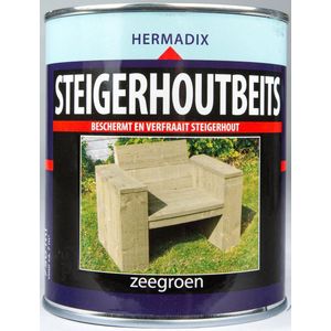 Hermadix Steigerhoutbeits - 0,75 liter - Zee groen