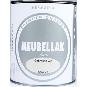 Hermadix Meubellak eXtra - Dekkend - Zijdeglans Gebroken wit