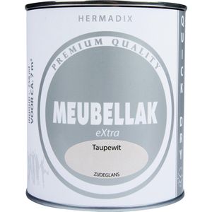 Hermadix Meubellak eXtra - Dekkend - Zijdeglans Taupewit