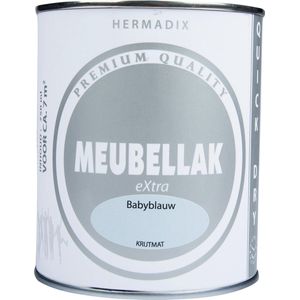 Hermadix Meubellak Extra Krijtmat Baby BlauwLakverf 750 ML