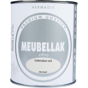 Hermadix Meubellak eXtra - Dekkend - Krijtmat Gebroken wit
