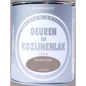 Hermadix Deuren&Kozijnenlak Extra Zijdeglans Donker Taupe 750 ML