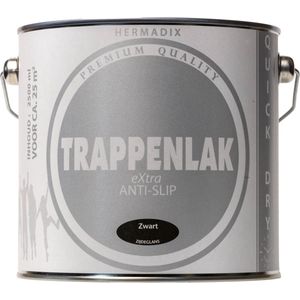 Hermadix Trappenlak Extra RAL9005 ZwartLakverf 2,5 LTR