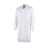 Werkjas Ballyclare Unisex Food Medium Care Long Coat With Cuffs Gent White-Maat 42