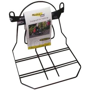 Steco Bagagedrager verbreder Monkey-mee Staal - 31cm breed - Zwart