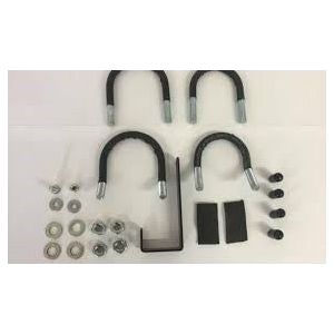 Montageset Steco Comfort extra lang - mat zwart