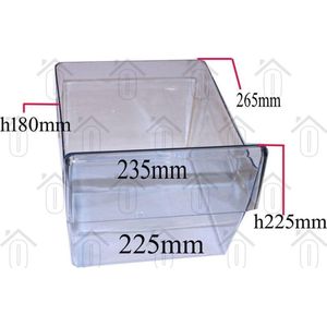 AEG Groentelade Transparant 290x230x225mm SC818404I, SC918406I 2247074186