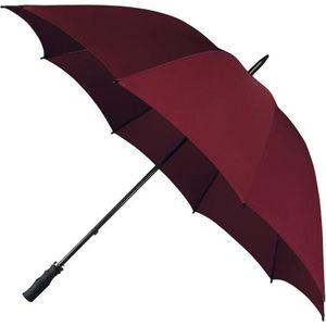 noTrash2003 Grosser XL 190T pongé stormparaplu paraplu met glasvezel automatisch met rubberen ronde haak handvat stokparaplu golfparaplu portierparaplu geruite binnenkant, Zwart - patroon, 116 cm