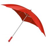 Impliva Impliva Paraplu, 110 cm, rood (rood), rood (rood), 110 cm, rietparaplu, Rood (Rot), Riet paraplu