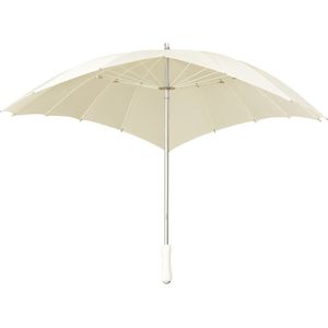 Impliva Hart Paraplu met UV-bescherming - Gebroken Wit