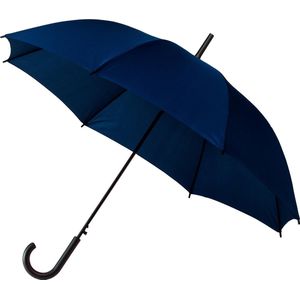 Falconetti paraplu, uniseks, voor dames en heren, blauw, automatisch openingssysteem, winddicht, brede bescherming met 103 cm diameter